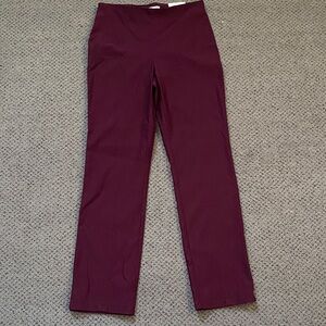 croft & barrow Plum Straight-Leg Pants